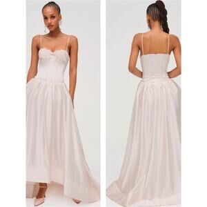 geometric pattern maxi dress Lana Geometric Cut-Out Fringe Maxi Dress, Rose / XL